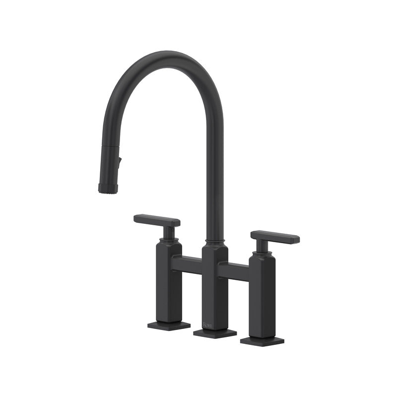 Rohl Apothecary Bridge Pull-Down Kitchen Faucet