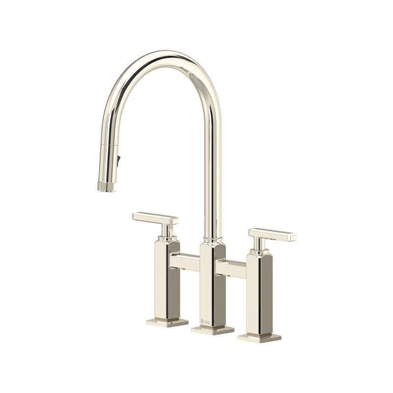 Rohl Apothecary Bridge Pull-Down Kitchen Faucet
