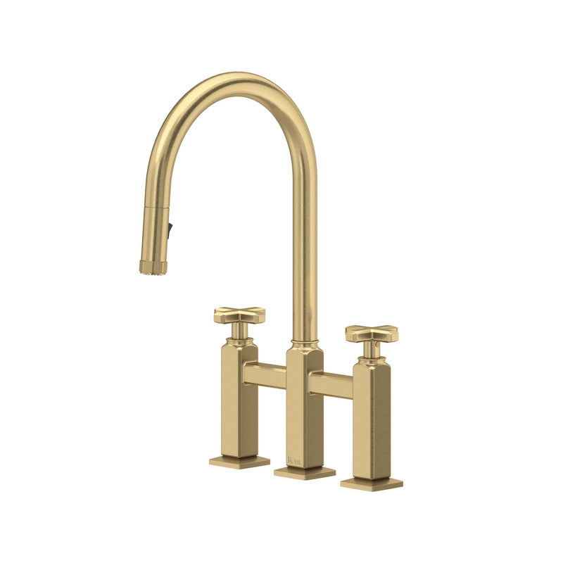 Rohl Apothecary Bridge Pull-Down Kitchen Faucet