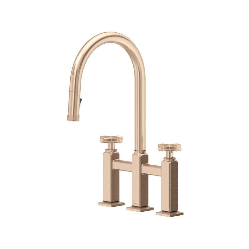 Rohl Apothecary Bridge Pull-Down Kitchen Faucet
