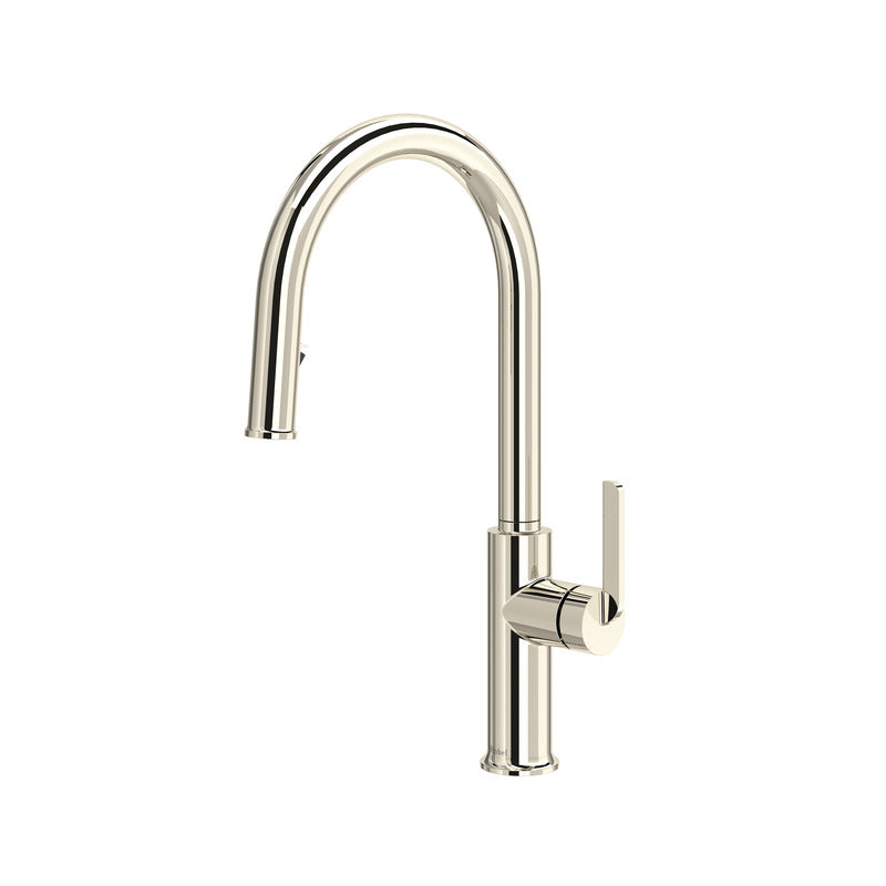 Riobel Authentica AU201 Pull-Down Kitchen Faucet with C-Spout