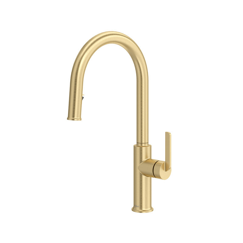 Riobel Authentica AU201 Pull-Down Kitchen Faucet with C-Spout