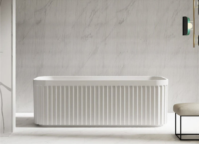TC DORIC SQUARE ONE PIECE BATHTUB 59''