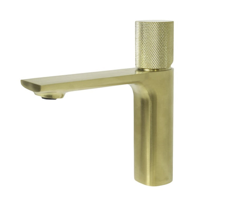 TC Single Hole lavatory faucet Knurled Version