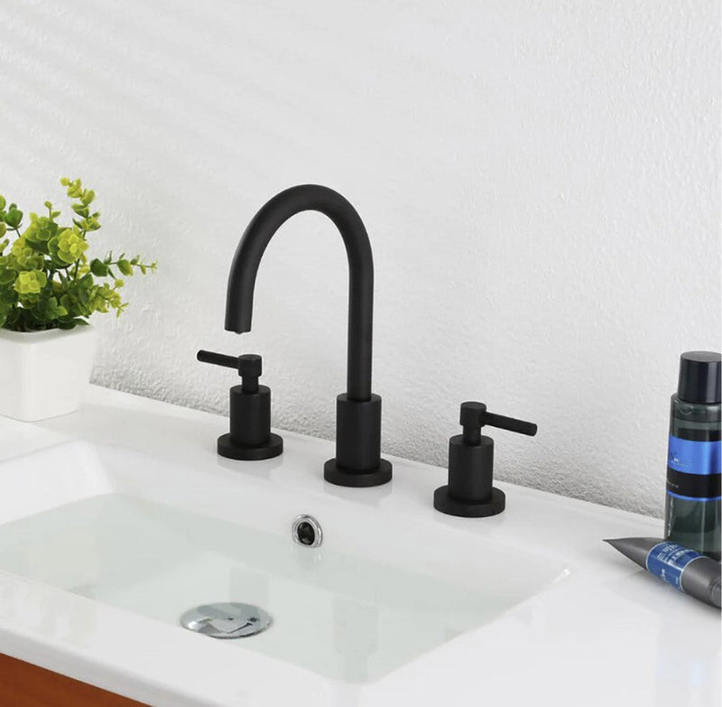 ELEGANTE Three Holes Widespread Bathroom Faucet - F13104