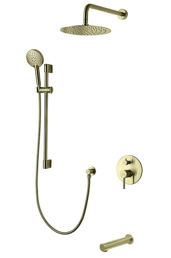 TC ELEGANTE 3WAY Pressure Balanced Shower System With Slide bar