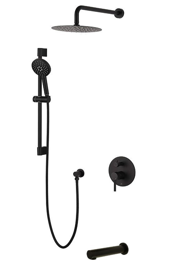 TC ELEGANTE 3WAY Pressure Balanced Shower System With Slide bar