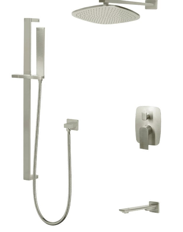 TC TIMELYSS Kit1 3-Way Pressure Balanced Shower System With spout