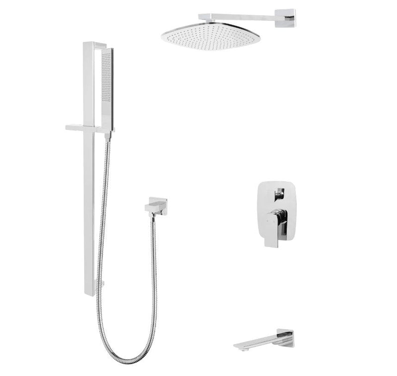 TC TIMELYSS Kit1 3-Way Pressure Balanced Shower System With spout