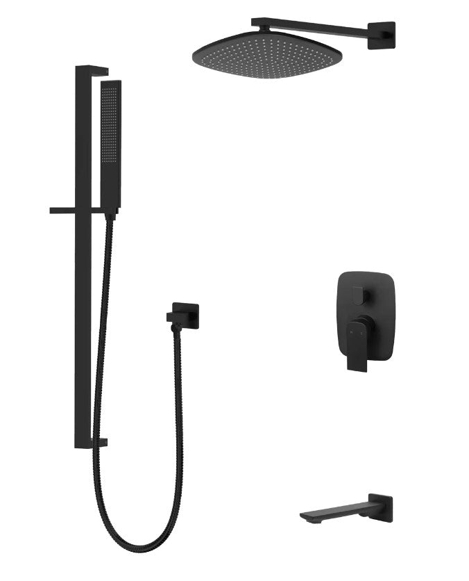 TC TIMELYSS Kit1 3-Way Pressure Balanced Shower System With spout