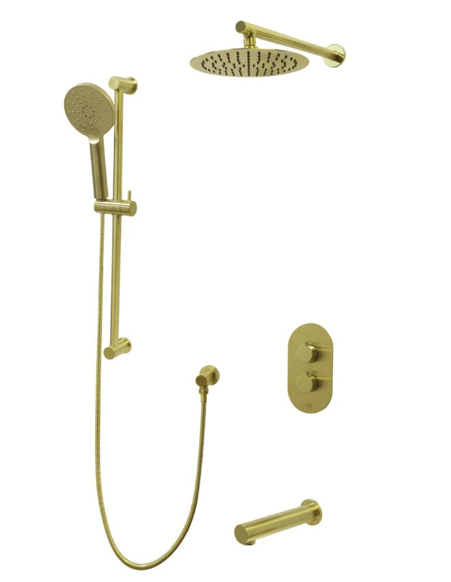 TC CRYSTAL Three Way Thermostatic Shower System