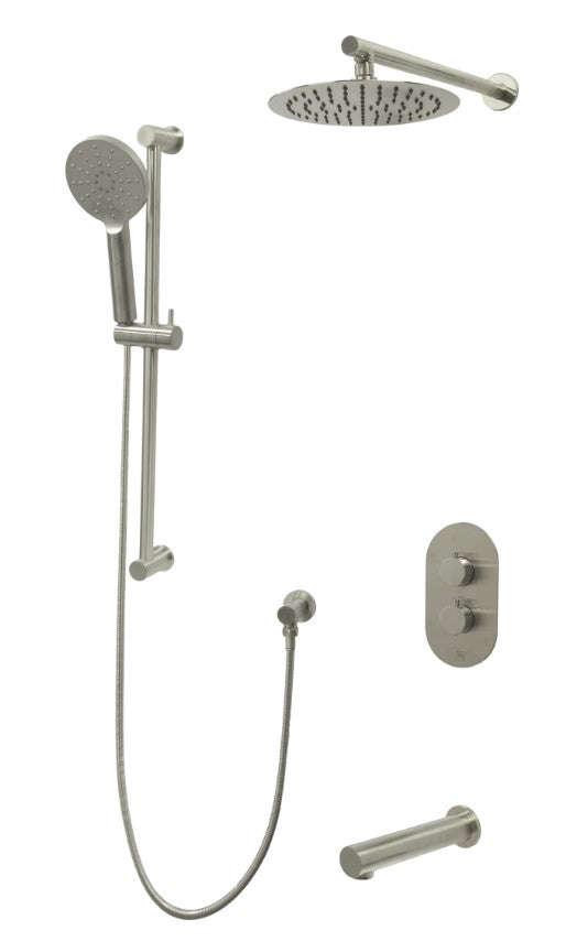 TC CRYSTAL Three Way Thermostatic Shower System