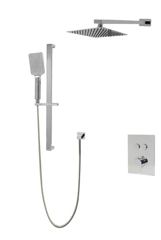 TC DIAMOND Push-button 2 Way Thermostatic System with slide bar
