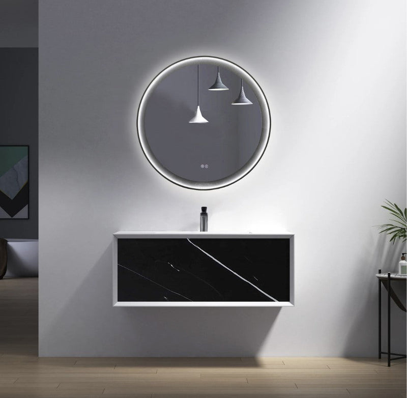 TC 32" Wallmount cabinet Including countertop And sink