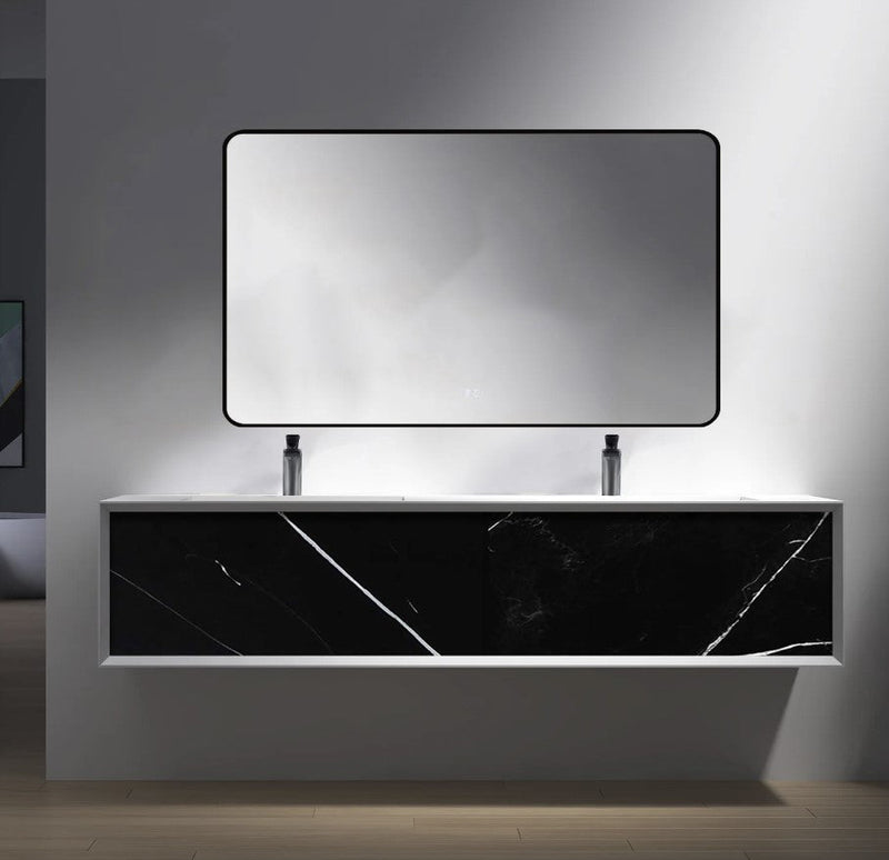 TC 55" Wallmount cabinet Including countertop And sink