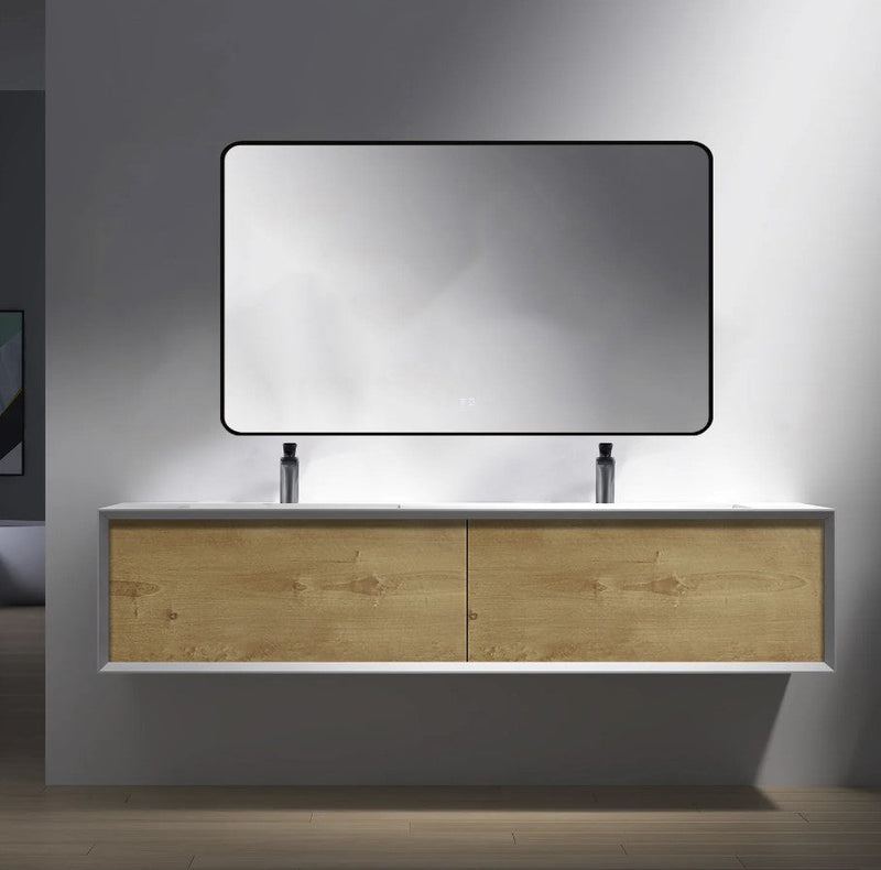 TC 55" Wallmount cabinet Including countertop And sink