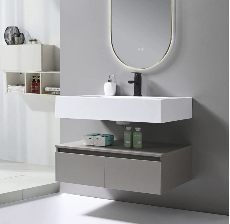 TC  AVENIR 32" Wallmount cabinet Including countertop And sink