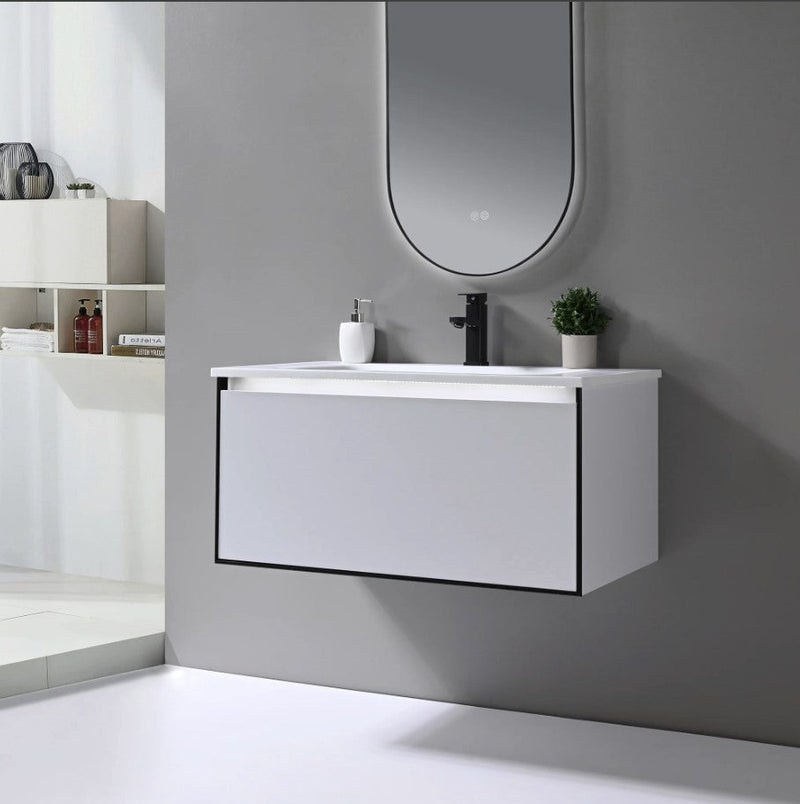 TC 36" Wallmount cabinet Including countertop And sink with Motion sensor light