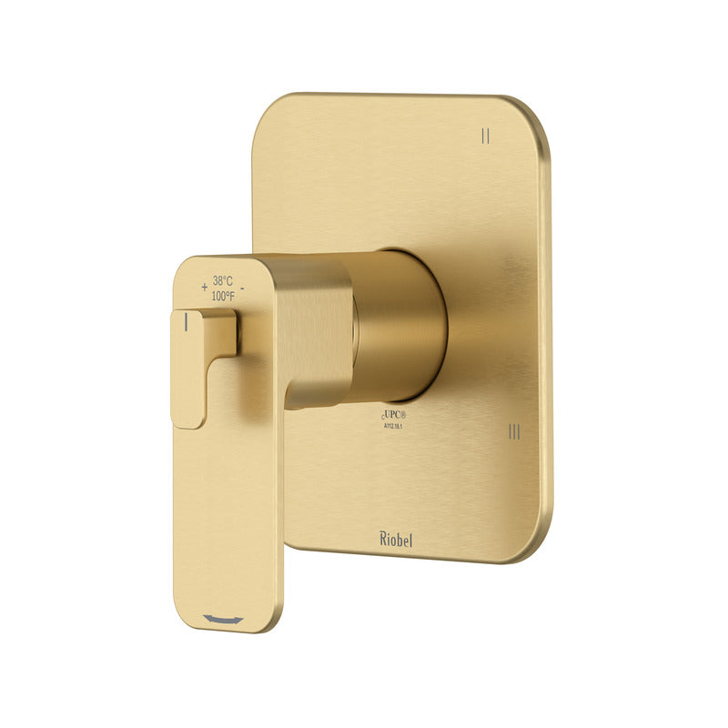 Riobel Equinox 3-way no share Type T/P coaxial valve trim (Without Rough-in)