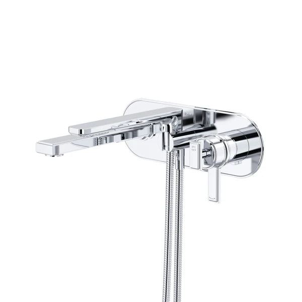 Riobel Manifesto Wall Mount Thermostatic/Pressure Balance Tub Filler Trim
