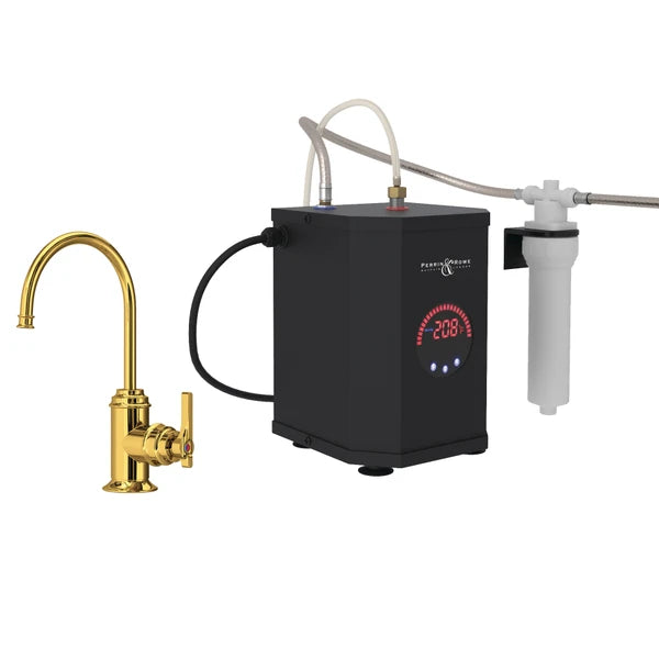 Perrin & Rowe Southbank Hot Water And Kitchen Filter Faucet Kit